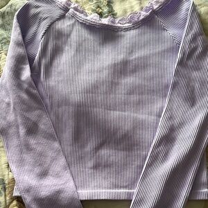 Lavender Long Sleeve Kids Top